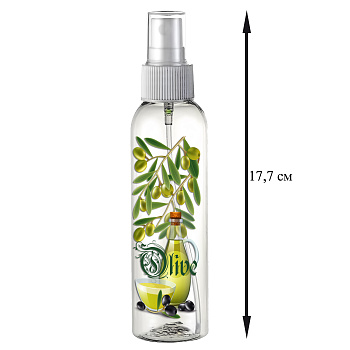 Бутылка 250мл с кнопочным дозатором для оливкового масла со специями 626-384