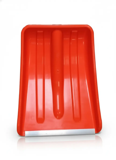 Лопата автомобильная с алюминиевой планкой ЦВЕТНАЯ пластмассовая б/ч