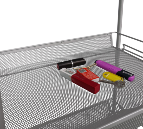 Этажерка "Ладья 1" (Графит) 