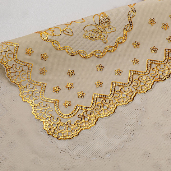 Салфетка Grace Лейс 30*46,золото, прямоугольные 