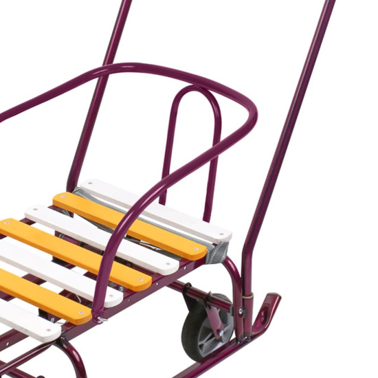 Санки Тимка 6 УНИВЕРСАЛ  Т6У/А (амарантовый лак)