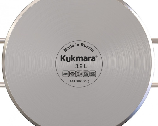 Сотейник линии "SAFIA" 3,9л.д.26см, со стекл.крышкой SF-STP3926G