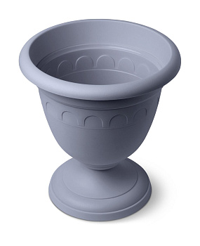 Вазон высокий Колывань 3л д22см мрамор С134М