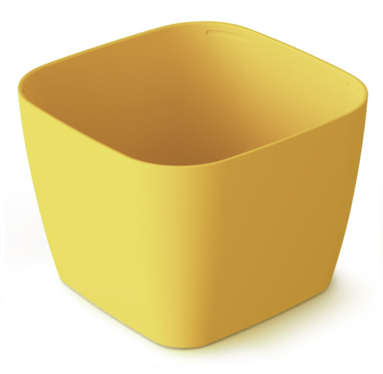 Горшок для суккулентов "Фьюжн" 0,6л горчичный С377ГОРЧ