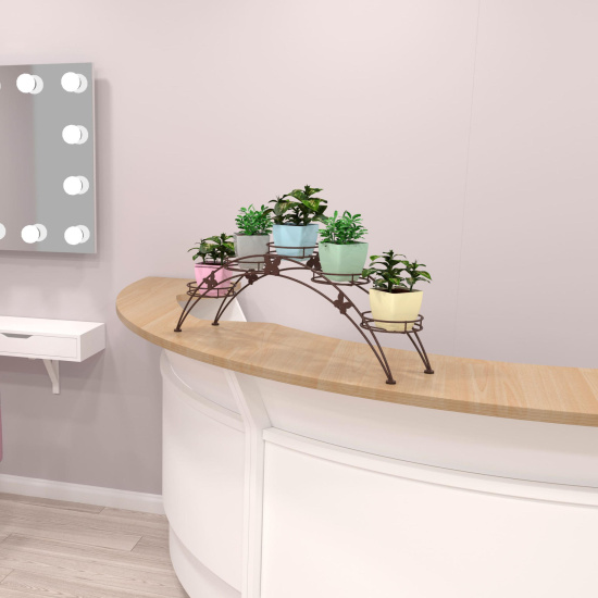 Подставка для цветов напольная "Арка 5" Коричневый