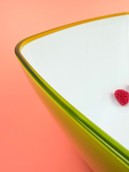 Салатник 25*25см пластиковый (цвет микс) OLS-179-14