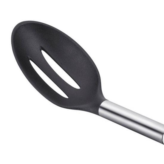 Ложка кулинарная с прорезями 34х6.7 см, (нейлон, нерж. сталь, полипропилен) Linea OTTIMO 93-TO-OT-02