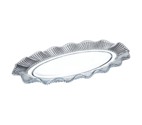 БЛЮДО СЕРВИРОВОЧНОЕ "CRYSTAL PEARL" 33Х20 СМ 675-133