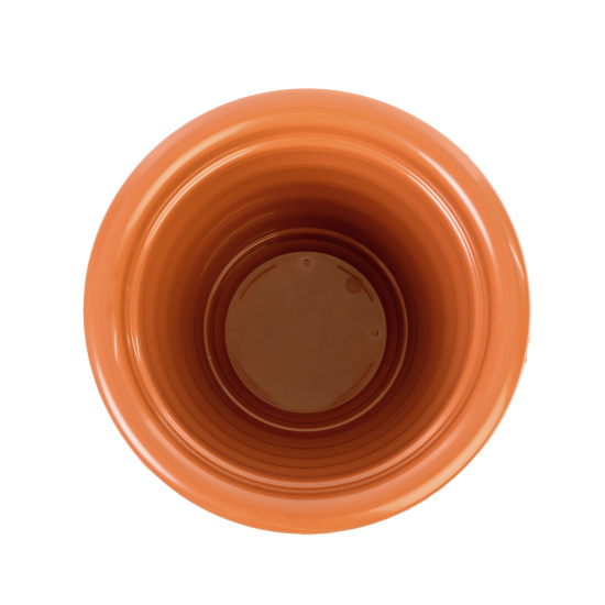 Горшок цв."Виола" 16л. с под. коричневый М1538