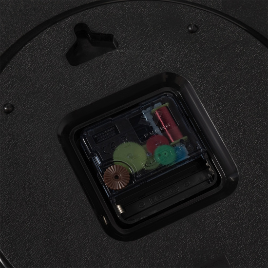 3027-060 (10) Часы настенные круг d=30см, корпус темно-серый "Механика", Рубин