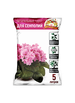 Грунт "ЦАРИЦА ЦВЕТОВ" для сенполий 5 л (420) Грунт "ЦАРИЦА ЦВЕТОВ" для сенполий 5 л (420)