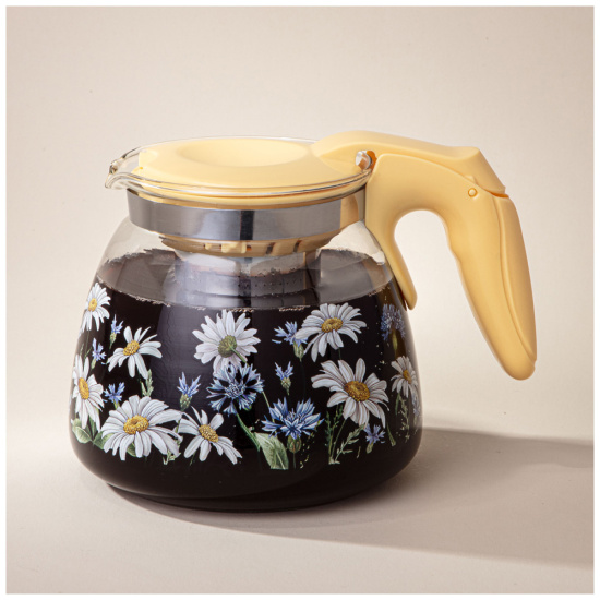 ЗАВАРОЧНЫЙ ЧАЙНИК AGNESS С ФИЛЬТРОМ "ВАСИЛЬКИ" 900 МЛ. 885-111