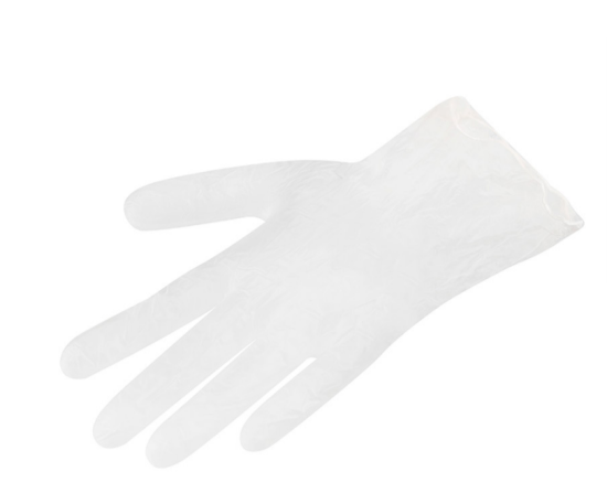 Перчатки виниловые, неопудренные, размер М, 10шт 008341