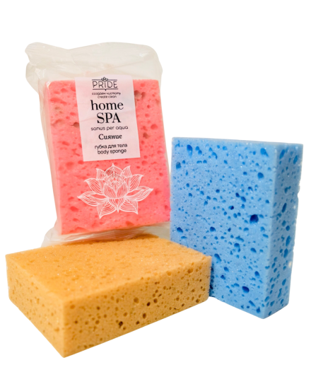 Губка банная "Сияние" гб005 (уп.40шт)