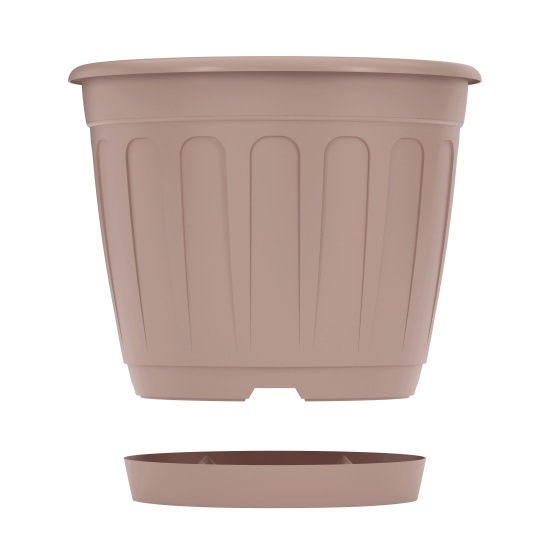 Горшок цв. "Дионис" 3,6л (бежевый) М8524 Горшок цв. "Дионис" 3,6л (бежевый) М8524