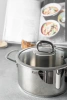 Кастрюля линии "Сафия" 1,2л. д.16см,со стекл.крышкой SF-CA1216G