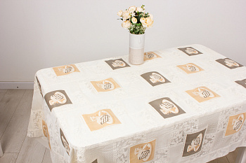 Клеенка 137см Lace Print CYM-213F-3 беж,,