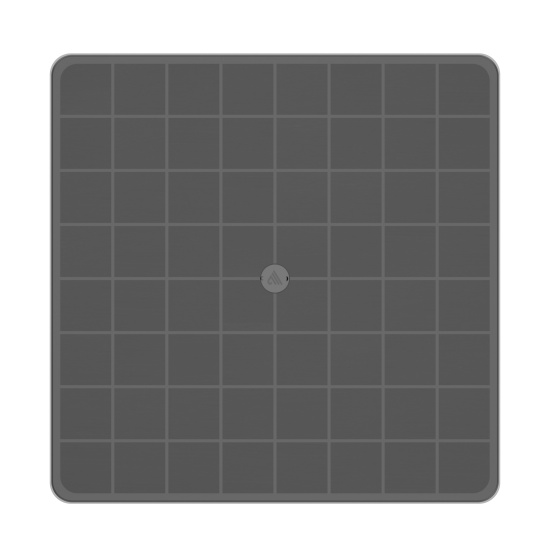 Стол квадратный "Атлант" 800мм (графит) М8860