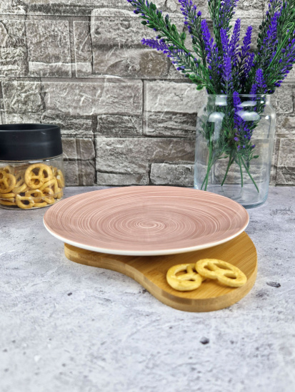 Тарелка плоская 19см Beige керамика OLS-DM-87