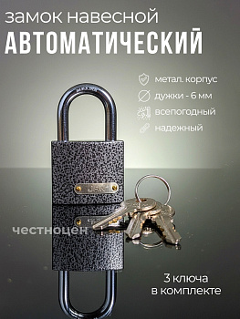 Замок навесной 50 мм с порошковым покрытием OLS-381-6