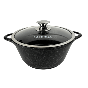 Кастрюля 3л. Юбил. индукц. лит/руч. с кр. (п/у), Ик2433юб