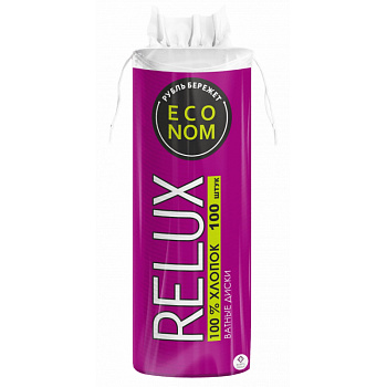 Диски ватные 100шт  RELUX 