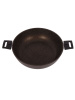 Сотейник 300/85мм со съемными ручками, стеклянной крышкой АП (кофейный мрамор) смк308а