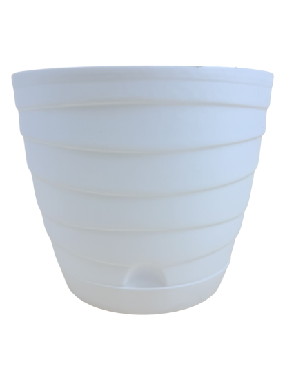 Горшок для цветов 0,7л Бриз белый