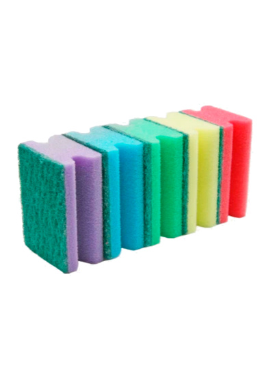 ЧИСТЮЛЯ губка д/посуды КОМФОРТ 5шт (п0303)