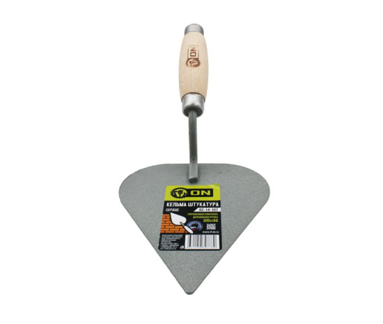 Кельма штукатура (сердце), порошковая покр., ус. дер. ручка, 320*140мм 02-14-107