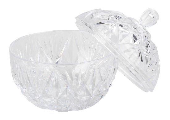 Сахарница "Шарм" 0,35л (с крышкой) М7333 прозрачная