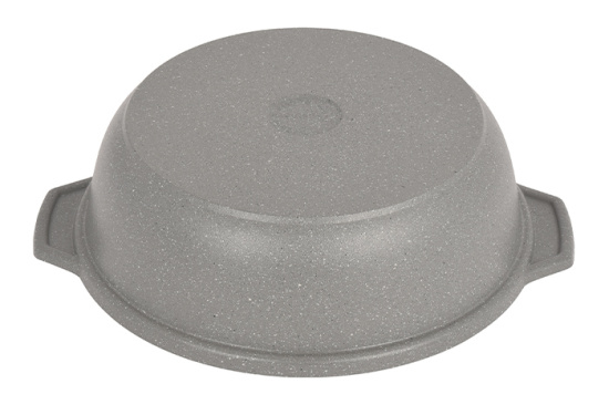 Кастрюля-жаровня 3,0л со стекл. крышкой АП (светлый мрамор) жмс32а