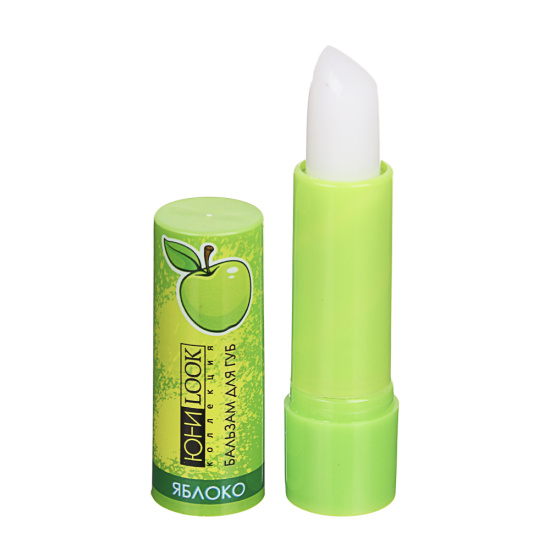 ЮНИLOOK Бальзам для губ, 3,5г, яблоко, персик, малина, клубника 330-402