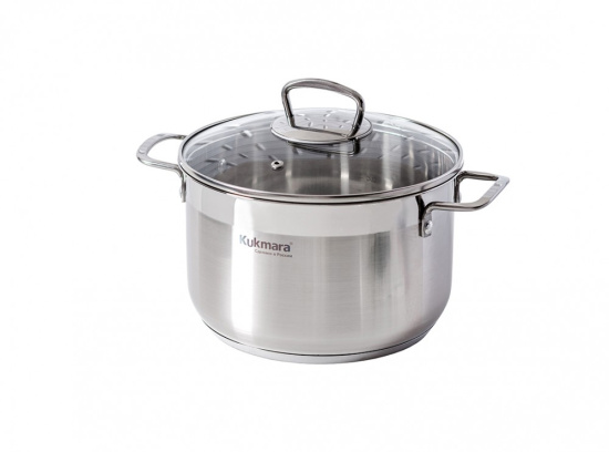 Кастрюля линии "ORION" 4,5 литра, диаметром 22 см, со стеклянной крышкой ORN-CA4522G 