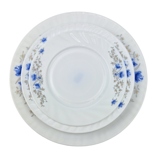 Набор столовый 18пр с рисунком (6001) OLS-9 ст/керамика 