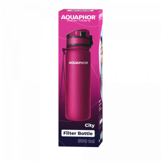 Фильтр-насадка Аквафор модель Бутылка (рубин) 511431,,