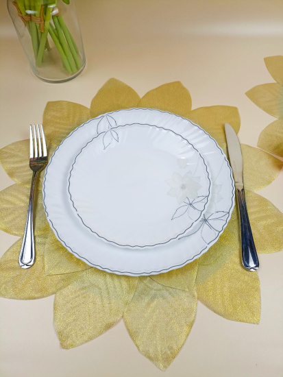 Набор плейсмат 40 см (золото ) OLS-918-5
