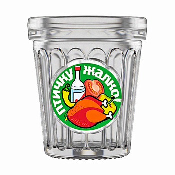 Стакан 50мл 4шт. арт.417-Д "Тосты"