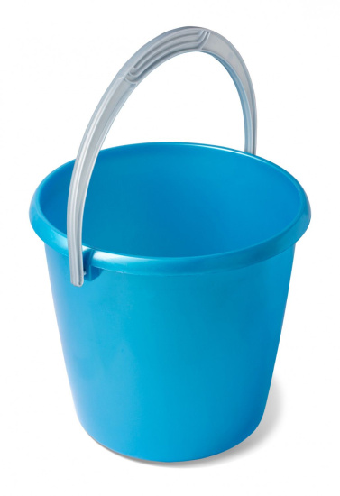 Ведро "Соло" 10л перламутровое бирюзовое С633БИР
