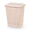 Корзина д/белья "Вязаное плетение" 25л (бежевый) М6904