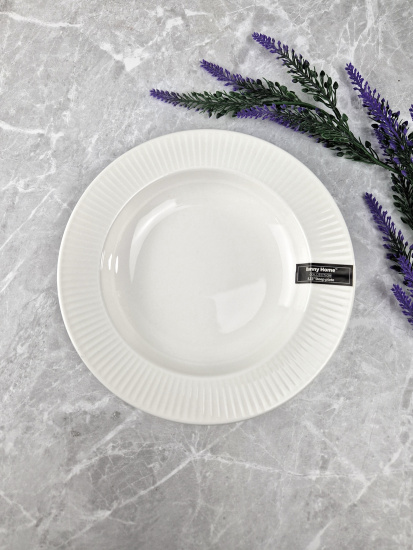 Тарелка cуповая 21,5*3,5см Lance Белье (фарфор) OLS-DM-74