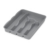Лоток для столовых приборов (серый) М8517