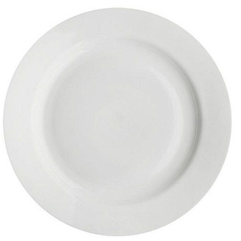 Тарелка мелкая 200мм Белье Гладкий край 024702