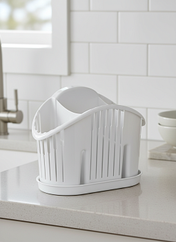 Сушилка для столовых приборов белая С56БЕЛ