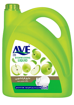 Средство для мытья посуды 3750гр Яблоко и цветы "AVE"