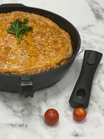 Сковорода 280/65 мм со съемной ручкой,антипригарное покрытие "Традиция" с283а Сковорода 280/65 мм со съемной ручкой,антипригарное покрытие "Традиция" с283а