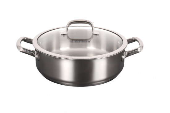 Сотейник линии "LEON" 4,8л, д,28см, со стекл. крышкой LN-STP4828G