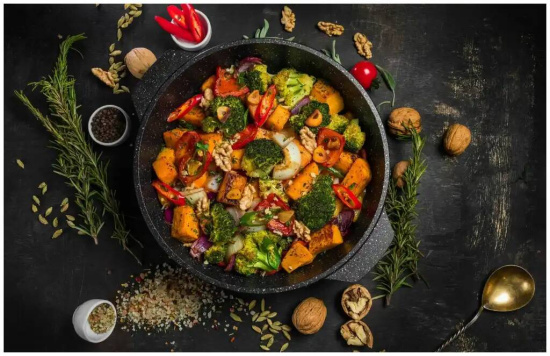 Жаровня со стекл. крышкой 3л «Neva Granite» NG6530