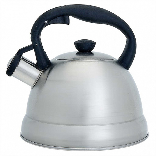 Чайник для плиты 2,0л нержавеющая сталь WEBBER ВЕ-0577 со свистком