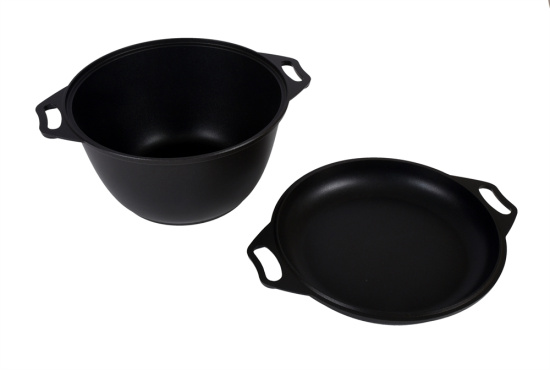 Казан с крышкой-сковородой 4,0 л. АП к44а